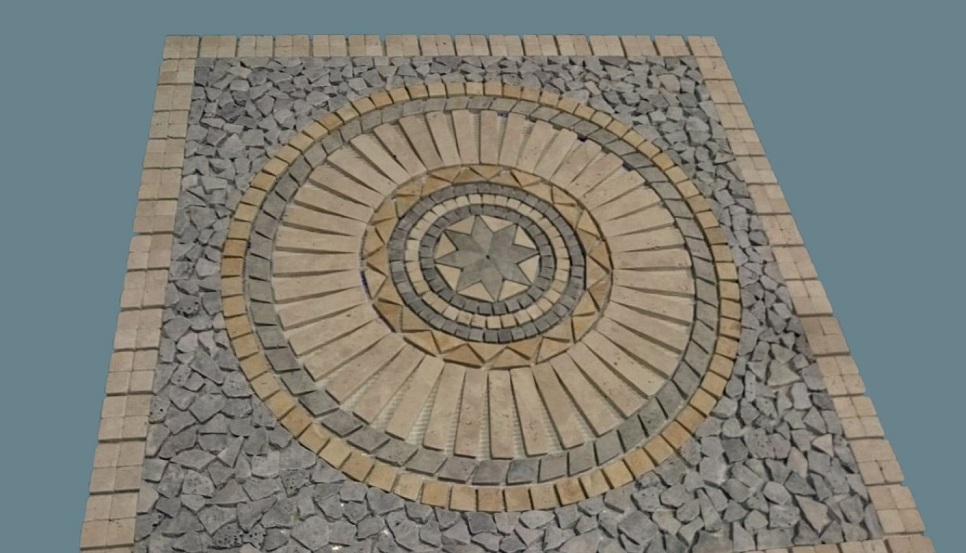 DBM121 - Travertine Medallion