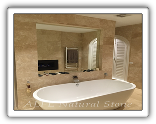 Travertine Wall & Floor Tiles, Filled