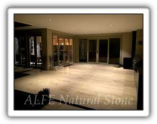 Travertine Floor Tiles, Veincut