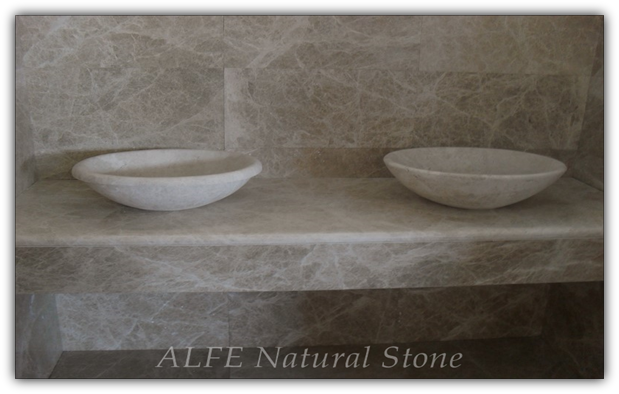 Emperador Marble Bathrooms