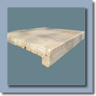 Classic Rebated Travertine Pool Coping